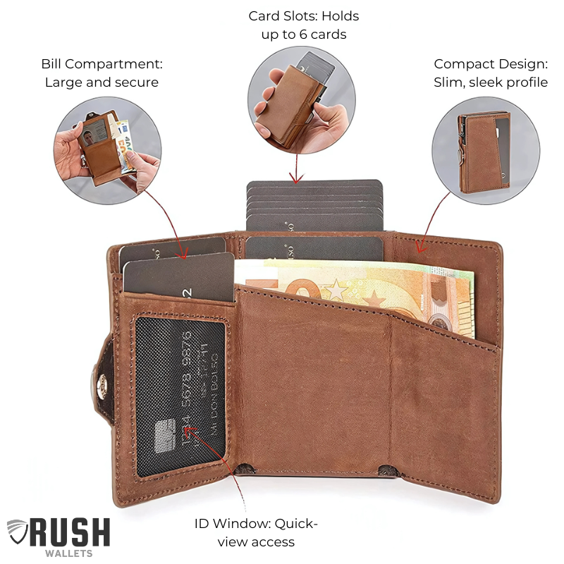 Rush Premium leather Wallet